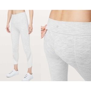 Lululemon Wunder Under Crop II‎ Roll Down or High Rise Scallop Luxtreme 24"